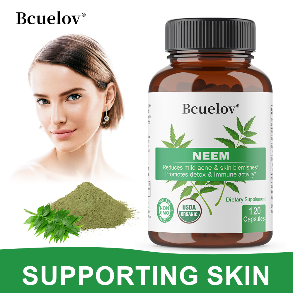 Organic Neem Leaf Capsules, He - Herbal Wellness Supplement review and price