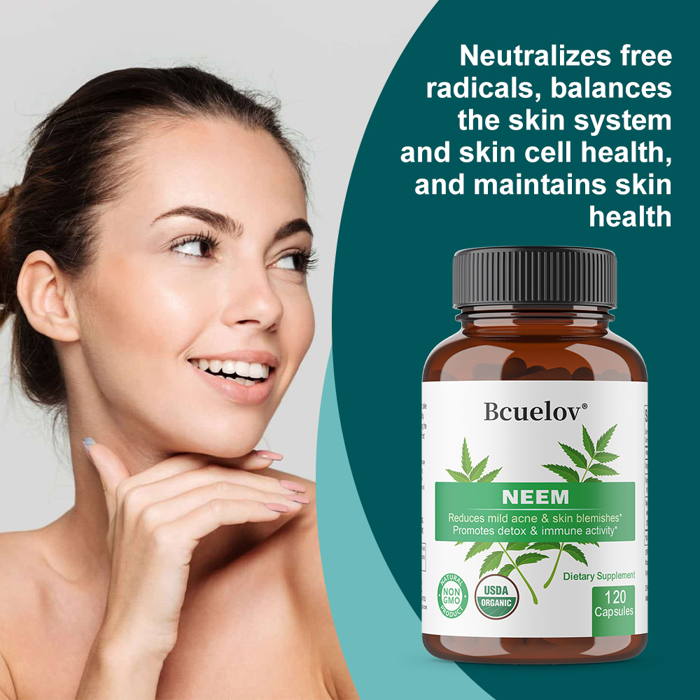 Organic Neem Leaf Capsules, He - Herbal Wellness Supplement review and price