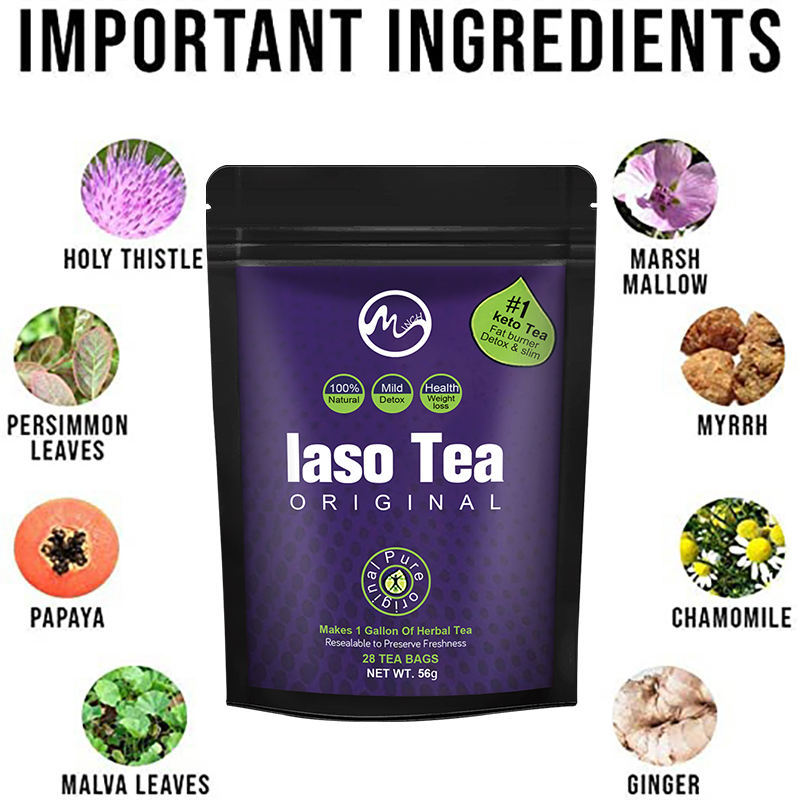 Laso Tea Detox IASO Cleanser S - Herbal Weight Gain review and price