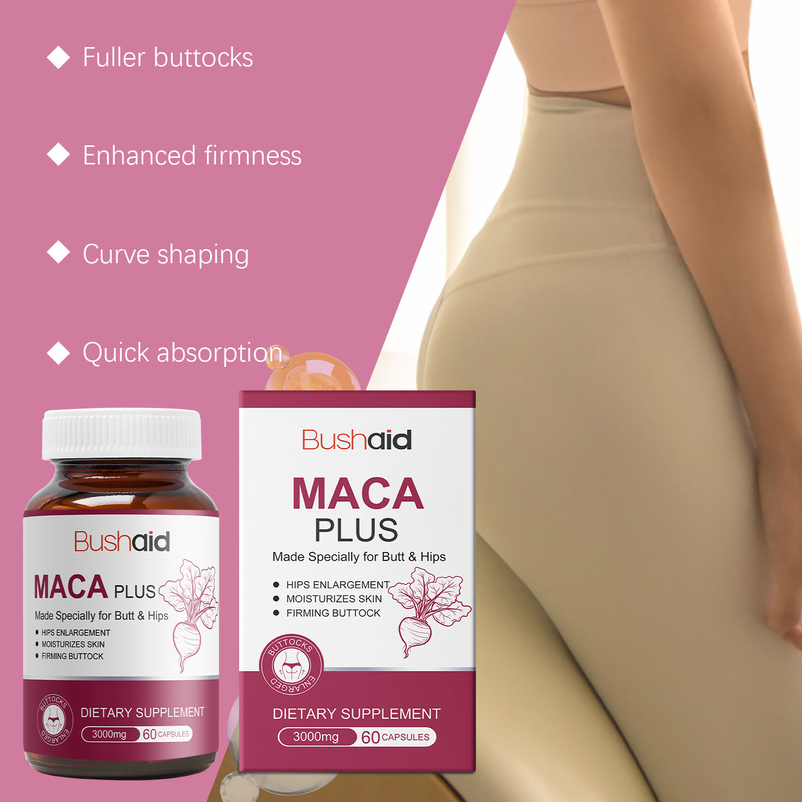 Natural Plant Based Maca Root  - Herbal Weight review and price