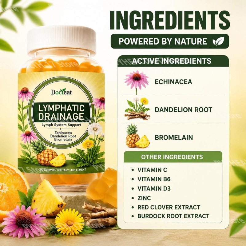 Docteat Lymphatic System Suppo - Herbal Wellness Supplement review and price