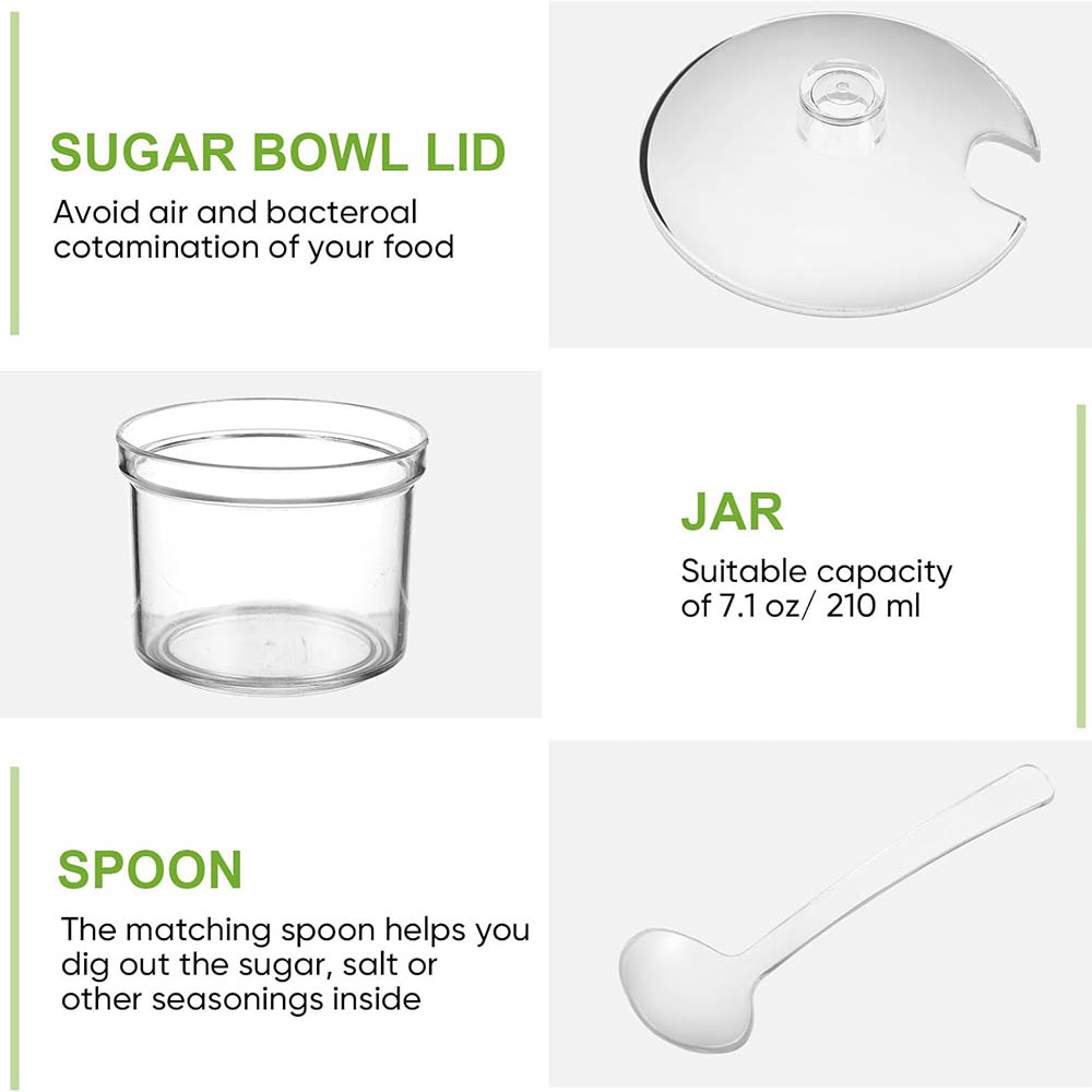 Acrylic Sugar Containers/Clear - Herbal Wellness Products review and price
