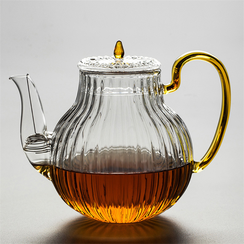 700ml Striped Glass Teapot Wit - Nettle Leaf Tea review and price