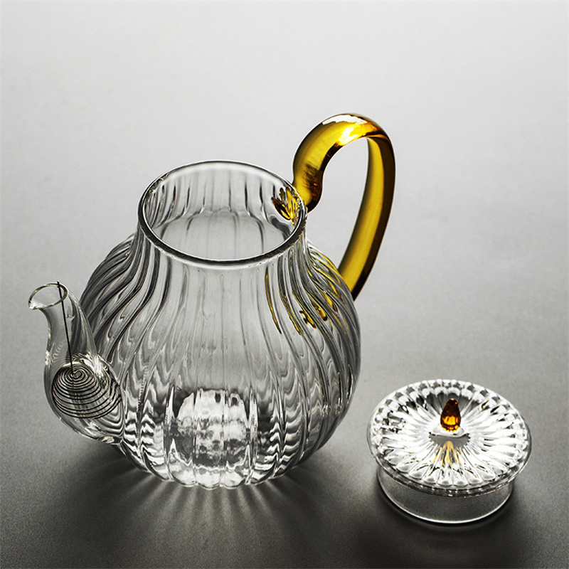700ml Striped Glass Teapot Wit - Nettle Leaf Tea review and price